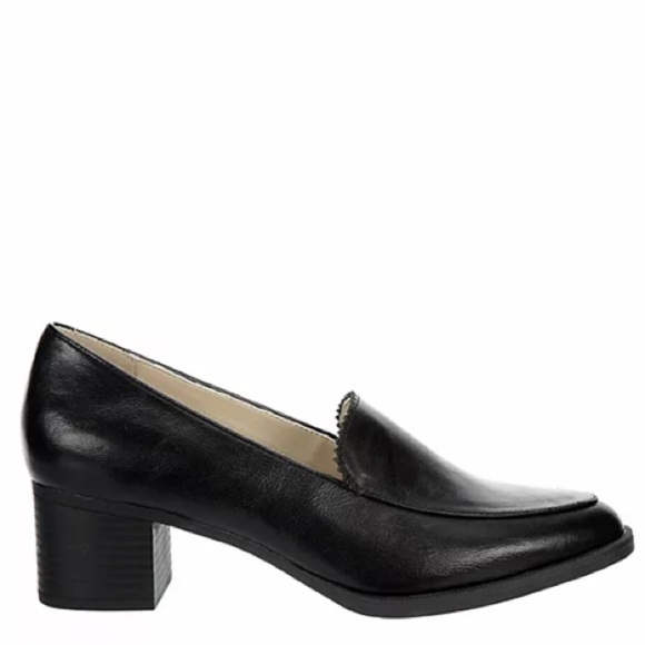 Lauren Blakwell Gwen Pump Black Chunky Heel, 8.5, NWOT, Dress Shoe - Picture 2 of 12